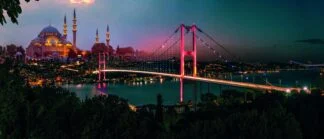 3D Şehirler Duvar Kağıdı - GTS3D-0223