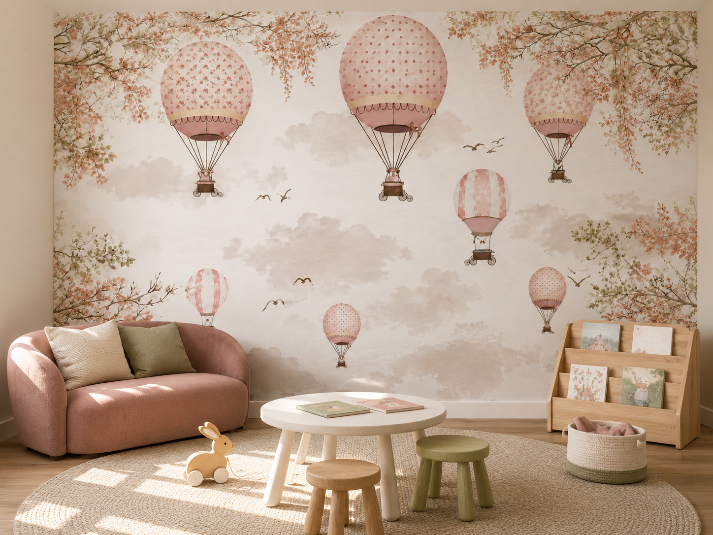 Pembe Balonların Çiçekli Yolculuğu – DWO-26-0024 - Görsel 3