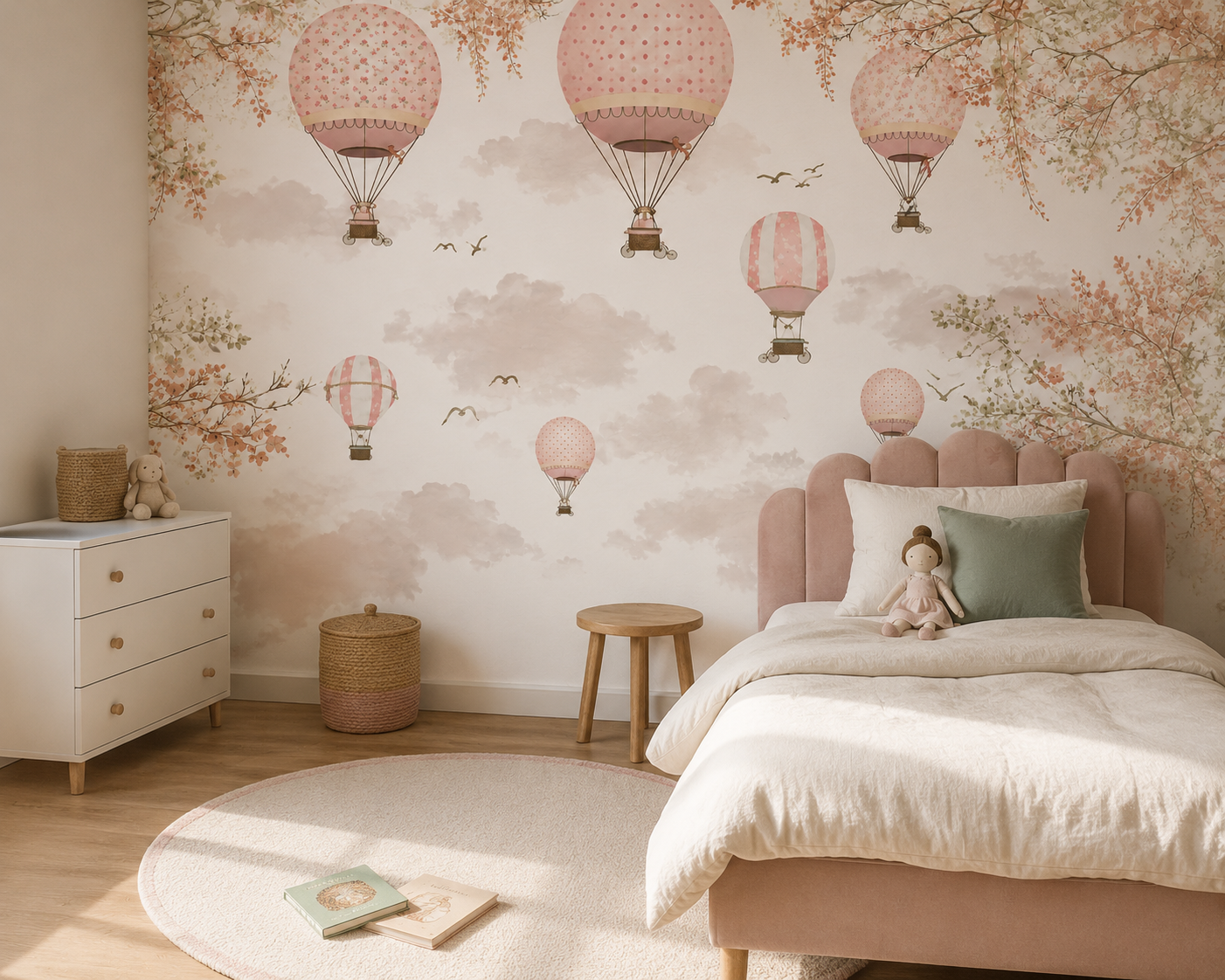 Pembe Balonların Çiçekli Yolculuğu – DWO-26-0024 - Görsel 4