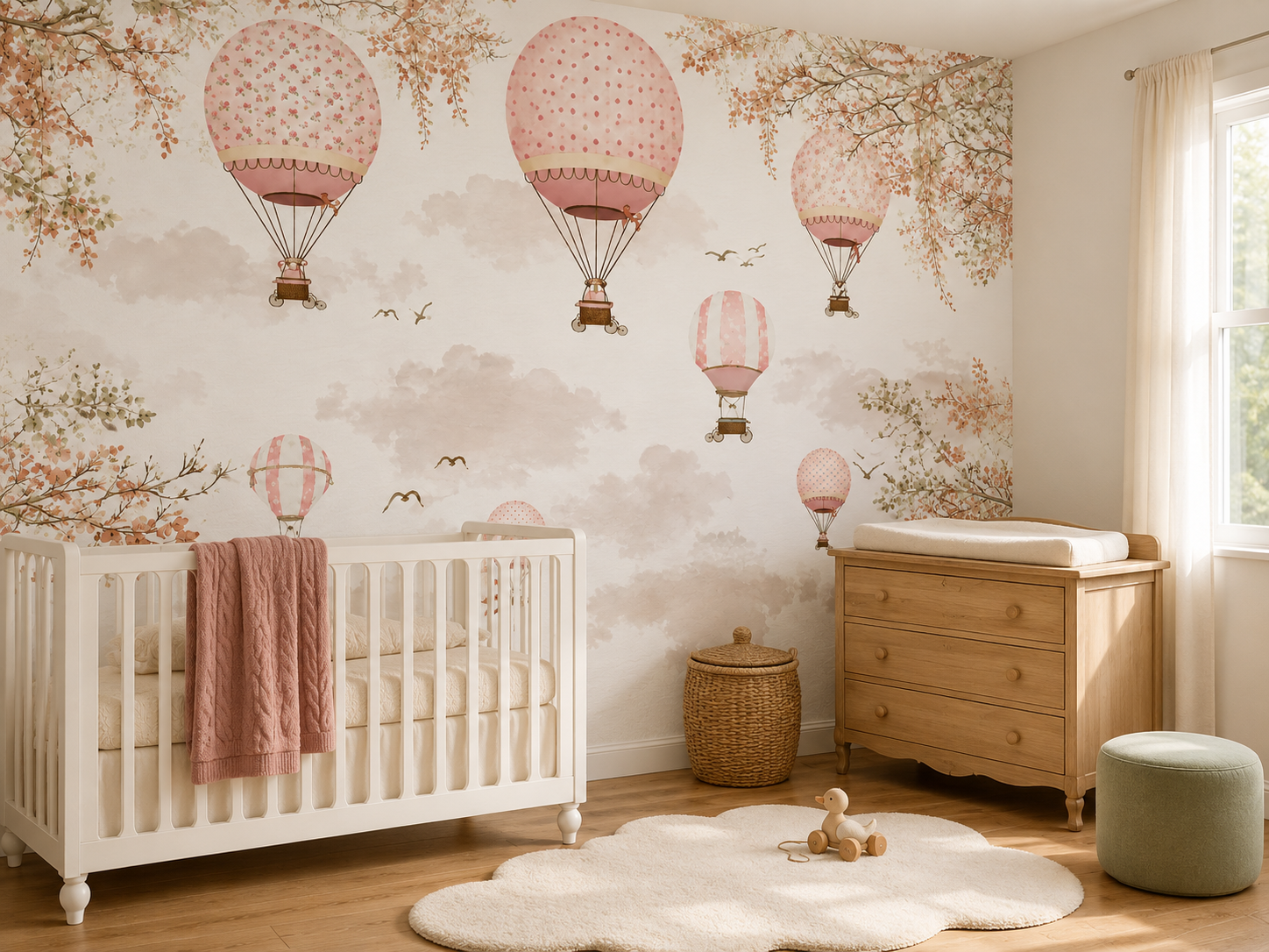 Pembe Balonların Çiçekli Yolculuğu – DWO-26-0024 - Görsel 5